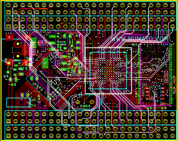 Spartan 6 FPGA Module with ATSAM (CygnusAT) Schematics and Layout